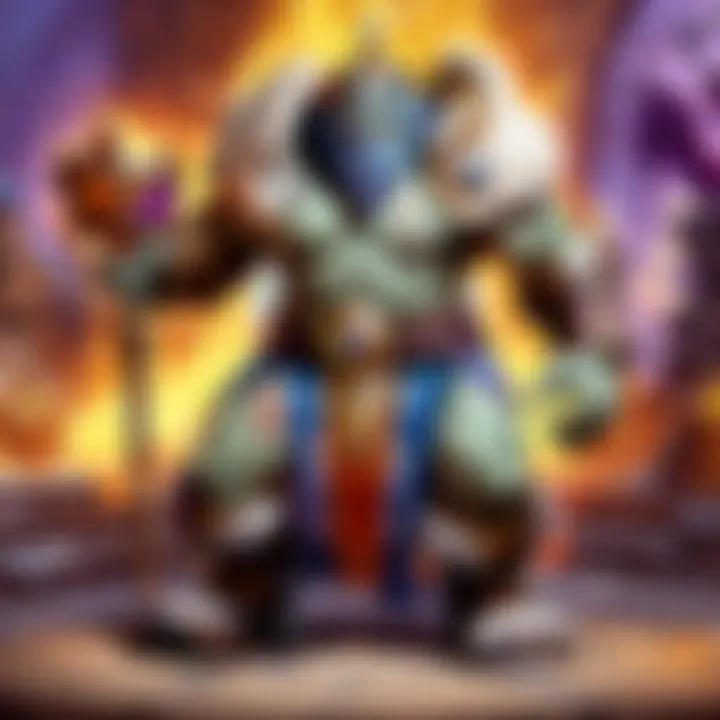 Champion selection in Hearthstone Battlegrounds