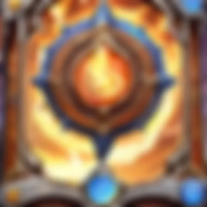 An intricate diagram illustrating card synergy within a well-constructed Hearthstone deck