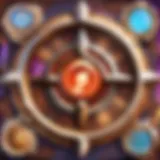 Heartharena dashboard showcasing card selection