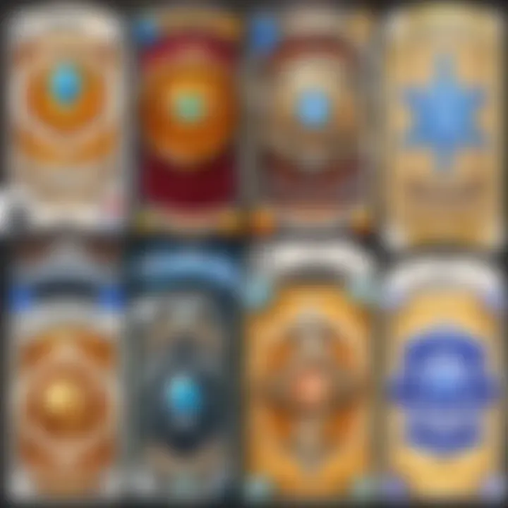 A comparison chart of card alternatives for Hearthstone