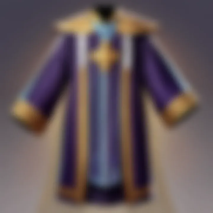 Custom Clergy Robe in Traditional Ceremonial Colors