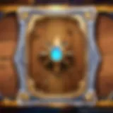 Strategic deck-building visual showcasing Hearthstone cards