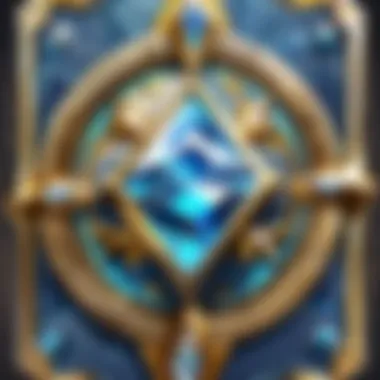 Diamond-Encrusted Hearthstone Deck with Gemstones