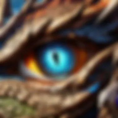 Dragon Eyes Close-up Wallpaper