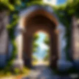 Enigmatic Archway at Blackthorn Hunters Academy