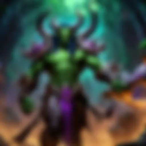 Enigmatic Illustration of Illidan