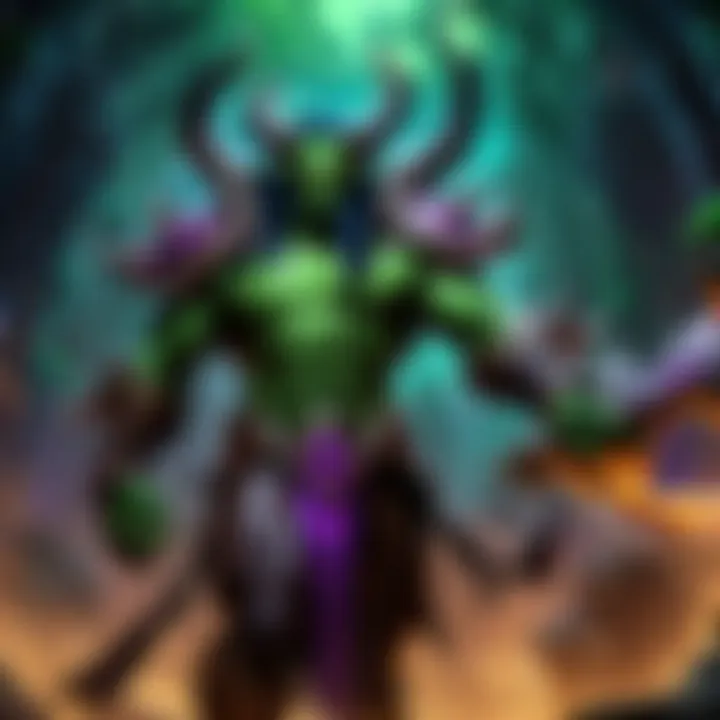 Enigmatic Illustration of Illidan