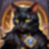 Ethereal Black Cat Card in Hearthstone