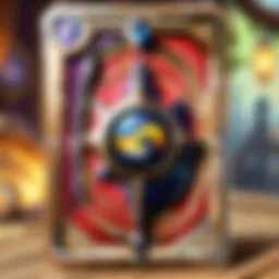 A vibrant display of mystery card decks in Hearthstone showcasing unique designs and themes
