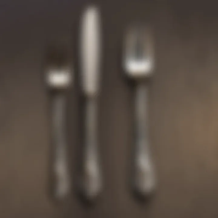 Comparison of different materials used in silverware making