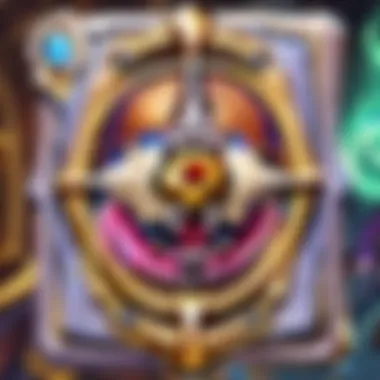 Strategic Depth Added by Animated Cards Player strategizing with animated cards on the battlefield