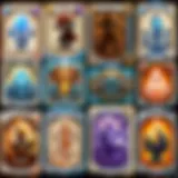 A collage of various Hearthstone deck archetypes showcasing their diversity