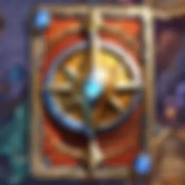 Abstract representation of strategic gameplay in Hearthstone