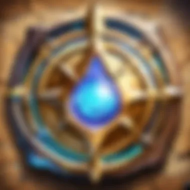 A strategic layout illustrating advanced gameplay tactics in Hearthstone Mobile.