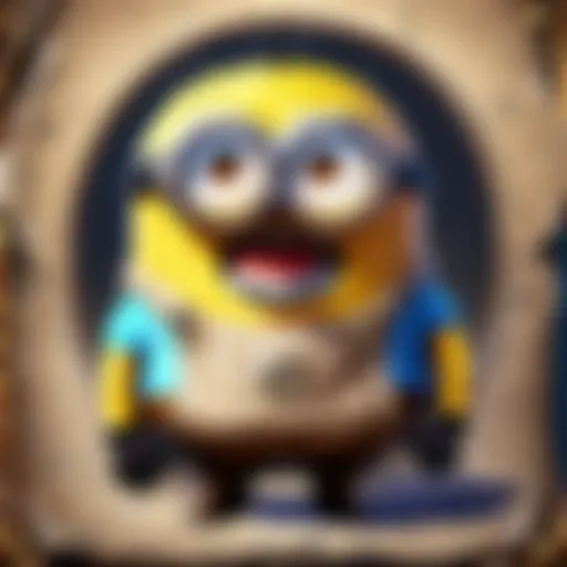 A vibrant display of Minion Diamond Art inspired by Hearthstone characters.