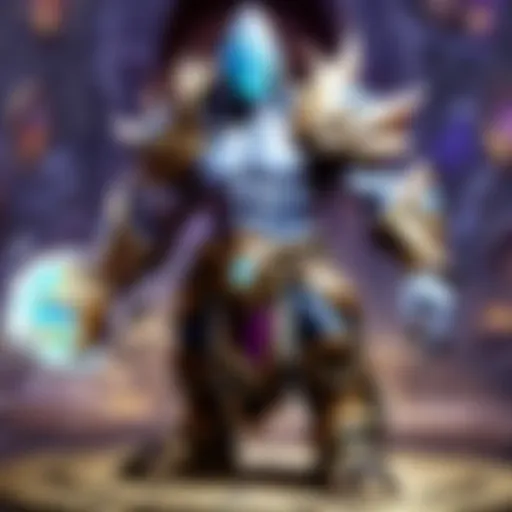 A visual representation of the Shadowcaster archetype in Hearthstone gameplay