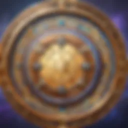 A close-up view of a tambourine showcasing its jingles and craftsmanship.