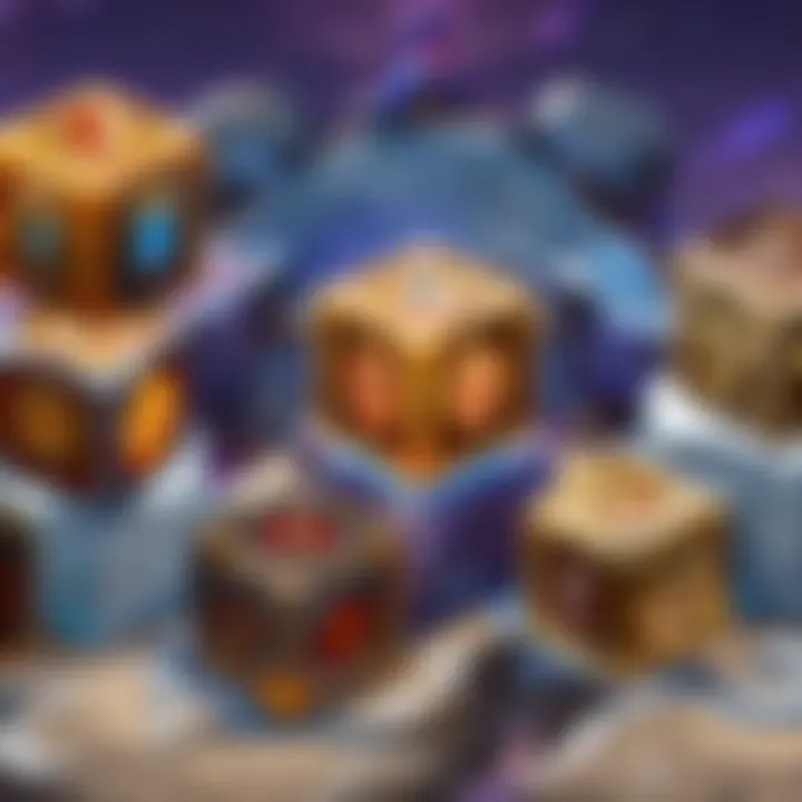 A visual representation of different cube types and their unique features.