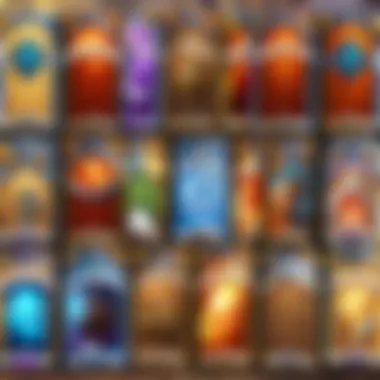 An illustration of various popular deck types used by Georgian players in Hearthstone.
