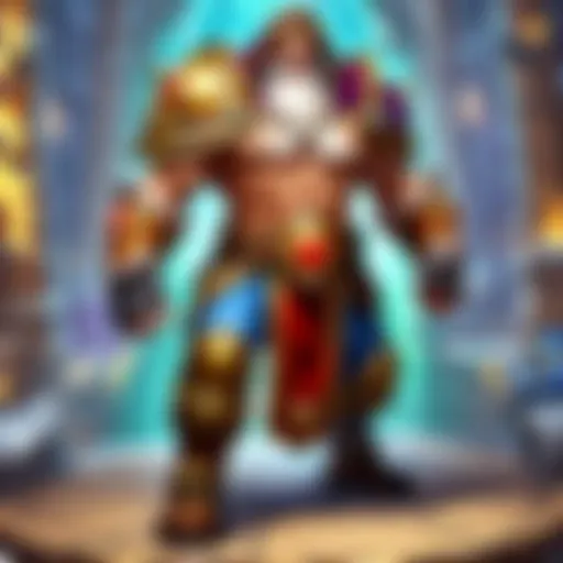 Illustration of a Hearthstone character embodying the essence of heroism in gameplay.