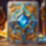 A close-up of a shimmering diamond card in an online gaming interface.