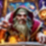 Strategic card play in Hearthstone highlighting topdeck options