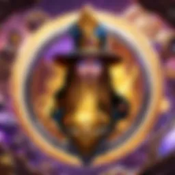 Twitch Prime logo intertwined with Hearthstone card art