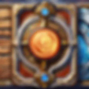 Illustration showcasing the strategic moves of a control deck player in Hearthstone