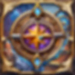 A detailed dashboard showcasing various deck-building options for Hearthstone with vibrant graphics