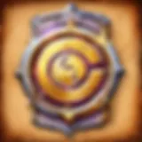 Illustration of different card types in Hearthstone