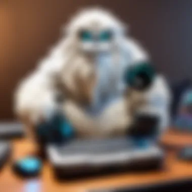 Yeti Sidekick in a gaming setup with accessories