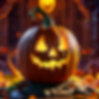 Glowing Hearthstone Pumpkin