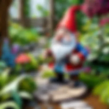 Whimsical Gnome Pathway Decor