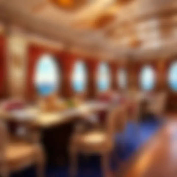 Gourmet Dining Experience on Encore Ship