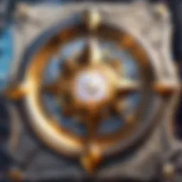 Granite hearthstone in elegant living room