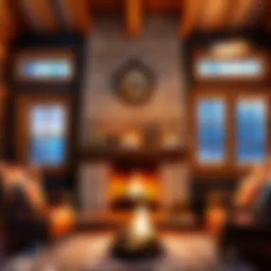 Cozy Fireplace in Hearthstone Cabin