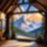 Majestic Mountain View from Hearthstone Cabin