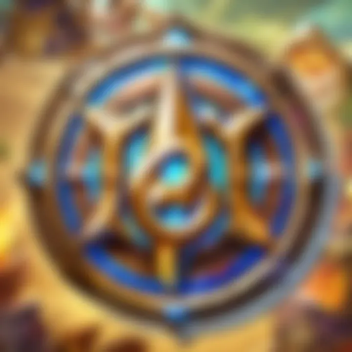 Magical Hearthstone Logo on Android Device