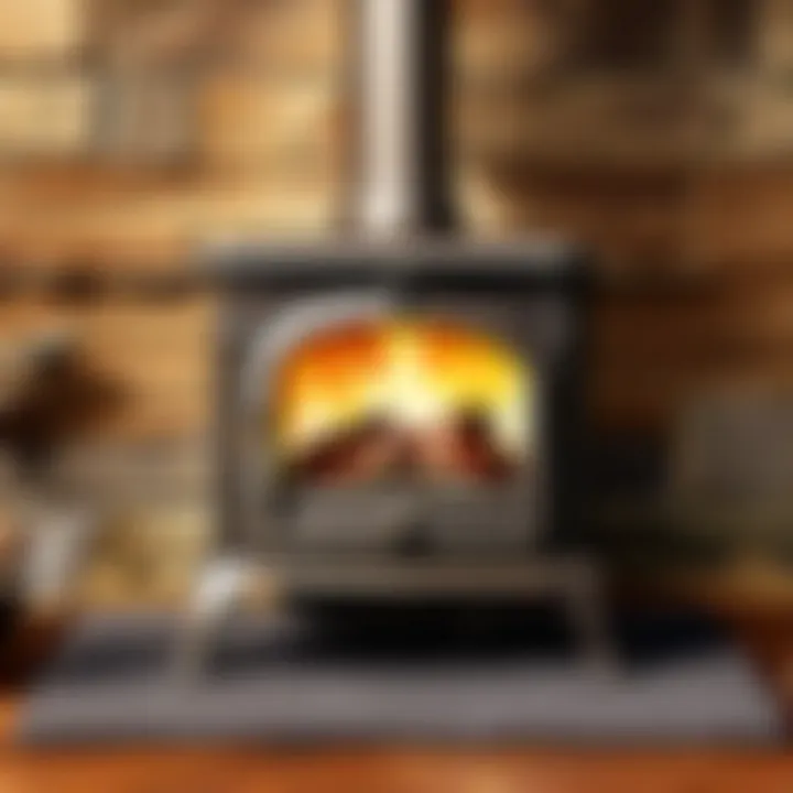 Elegant Hearthstone wood burning stove showcasing fine craftsmanship