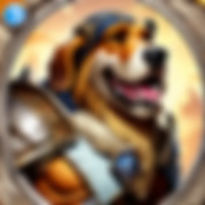 Evolution of hound-themed cards throughout Hearthstone history.