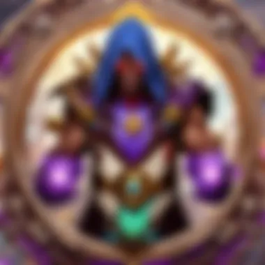 Intricate Hearthstone Game Board Artwork