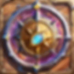 Illustration of Hearthstone interface with Let Go app download button highlighted