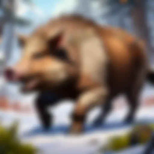 Majestic Boar in Natural Habitat