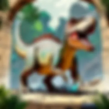 Magnificent Dinosaur Mural