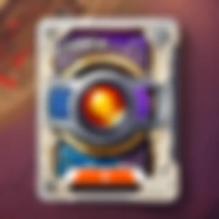 Abstract representation of a Mix Tape card in Hearthstone