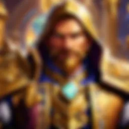 Mystical Aura Surrounding a Golden Elite Hearthstone Player