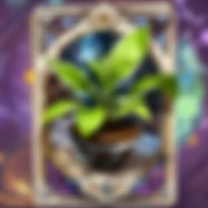 Mystical Growth of a Plantable Card