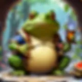 Mystical Shan and Toad Card Art