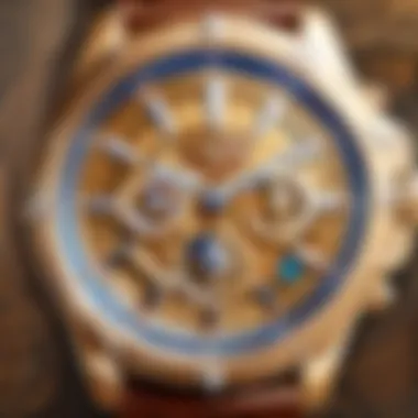 Intricate details of Warrior watch design