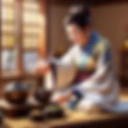 Exquisite Japanese Tea Ceremony